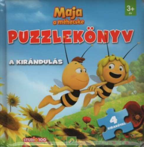 Maja a mhecske: Puzzleknyv - A kirnduls - 4 kirakval