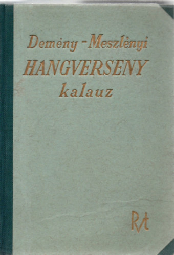 Demény; Meszlényi - Hangverseny kalauz
