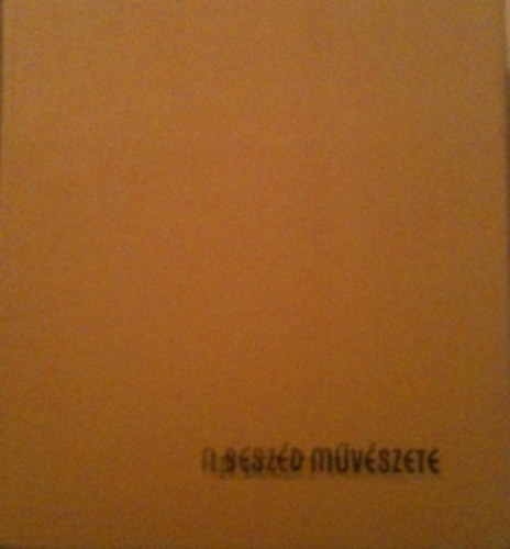 Fischer S�ndor - A besz�d m�v�szete