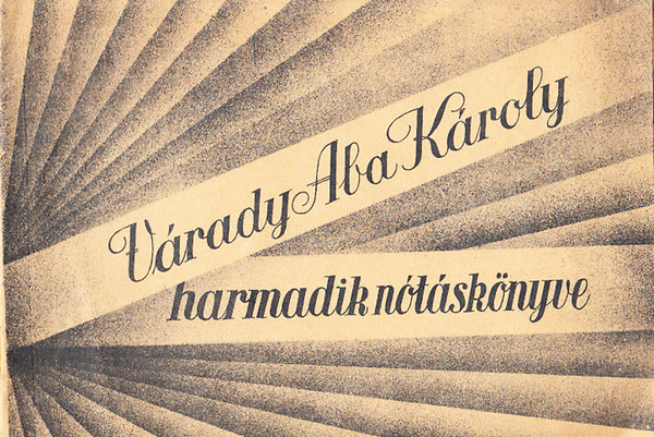 Várady Aba Károly harmadik nótáskönyve