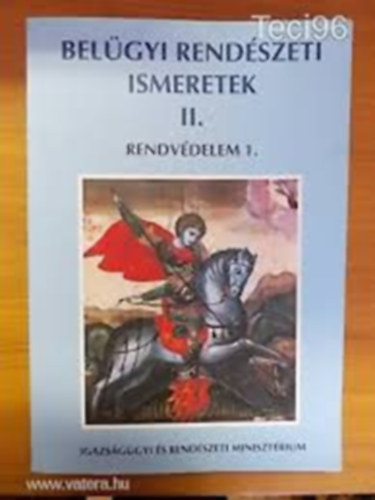 Dr. Pokker Zolt�n - Rendv�delem munkaf�zet II.  - Bel�gyi rend�szeti ismeretek
