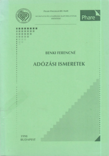 Benki Ferencn� - Ad�z�si ismeretek
