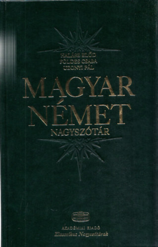 Hal�sz; F�ldes; Uzonyi P�l - Magyar-n�met nagysz�t�r