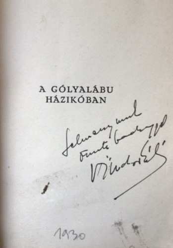 Vndor Klmn - A glyalbu hzikban