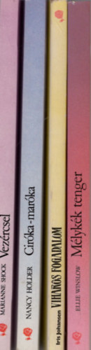 Nancy Holder, Iris Johansen, Ellie Winslow Marianne Shock - Vörös Rózsa szerelmes regény ( 4 db együtt ) 1. Mélyklék tenger, 2. Viharos fogadalom, 3. Ciróka-maróka, 4. Vezércsel