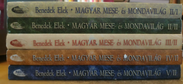 Benedek  Elek - 5 db Magyar mese- �s mondavil�g II/I-II. + III/II. + IV/II. + V/II.