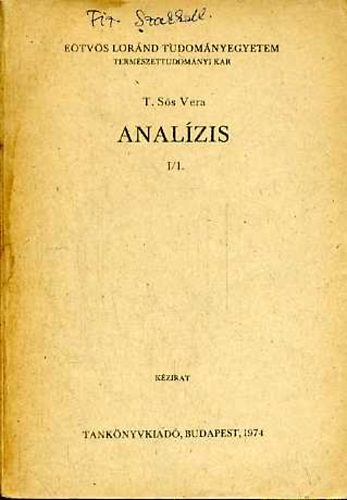 T. Ss Vera - Analzis I/1.