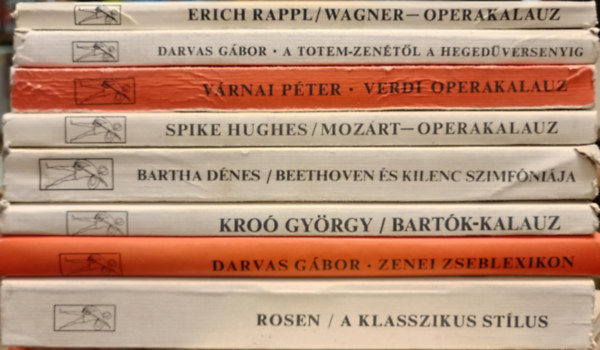 Darvas Gábor, Várnai Péter, Spike Hughes, Bartha Dénes, Kroó György Erich Rappl - Zenetörténeti könyvcsomag
