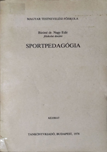 Brn Nagy Edit - Sportpedaggia