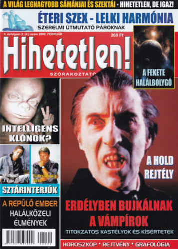 Hihetetlen! magazin II. �vfolyam 2. (4.) sz�m 2002. febru�r