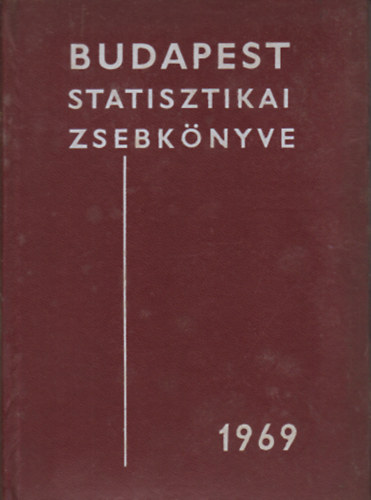 Budapest statisztikai zsebkönyve 1969