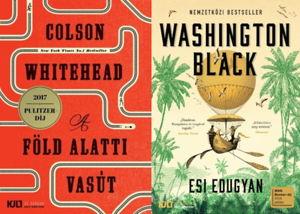 Colson Whitehead Esi Edugyan - 2 db Washington Black + A föld alatti vasút