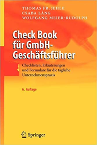 Check Book für GmbH-Geschäftsführer