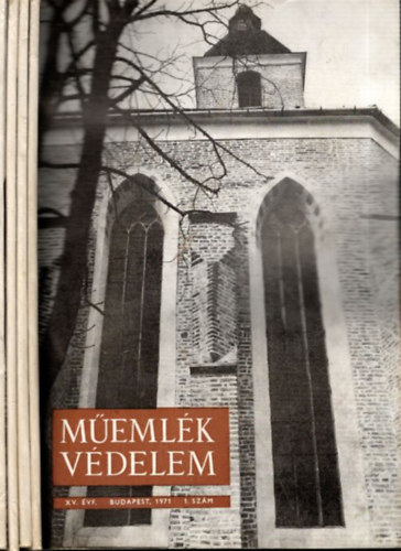 M�eml�kv�delem 1971/1-4. (teljes �vfolyam, 4 db. lapsz�m)