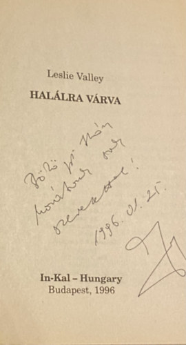 Leslie Valley  (Garamvlgyi Lszl) - Hallra vrva