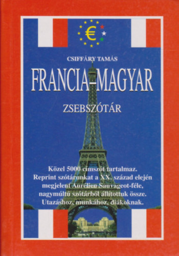 Csiff�ry Tam�s - Francia-magyar, Magyar-francia zsebsz�t�r