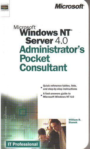 William R. Stanek - Microsoft Windows NT server 4.0 Administrator's Pocket Consultant