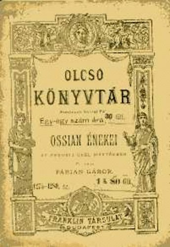Fábián Gábor (ford.) - Ossian énekei