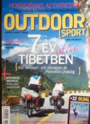 Outdoor (sport) magazin 2006. november - 2008. janur (teljes vfolyam, kt ktetbe ktve)