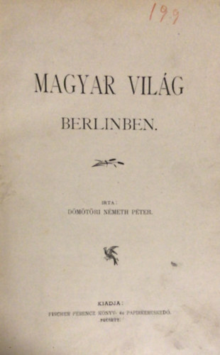 Dmtri Nmeth Pter - Magyar vilg Berlinben