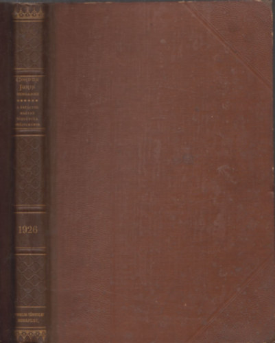 Dr. T�rfy Gyula - Magyar T�rv�nyt�r- 1926. �vi t�rv�nycikkek (Corpus Juris Hungarici)