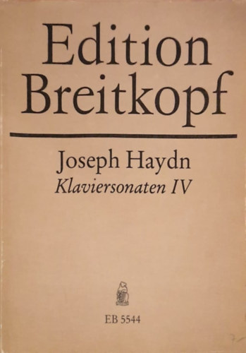 Hermann Zilcher - Edition Breinkopf - Joseph Haydn - Klaviersonaten IV.