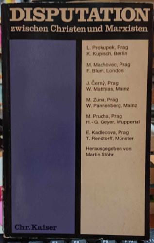 Martin Stöhr - Disputation zwischen Christen und Marxisten (Keresztények és marxisták vita)