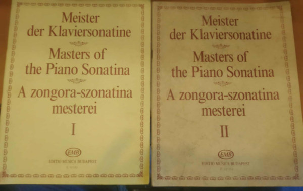 Editio Musica - A zongora-szonatina mesterei I-II- - Meister der Klaviersonatine - Masters of the Piano Sonatina (Z. 12 133 + Z. 12 134)