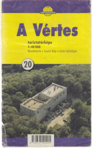 A Vértes turistatérképe 1:40 000