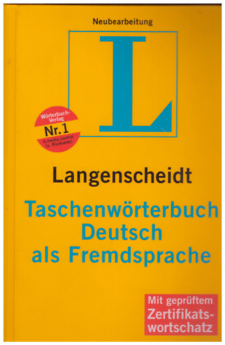 G�tz-Wellmann - Langenscheidt Taschenw�rterbuch Deutsch als Fremdsprache