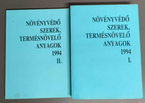 Növényvédő szerek, termésnövelő anyagok 1994 I-II.