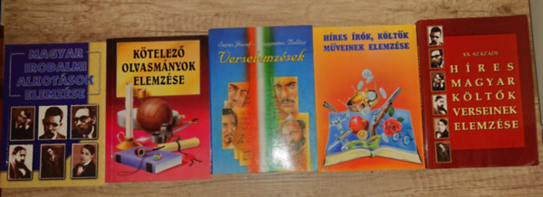 Seres Jzsef-Szappanos Balzs - 5 segdknyv malkotsok elemzshez: Magyar irodalmi alkotsok elemzse, Ktelez olvasmnyok elemzse, Verselemzse, Hres rk, kltk mveinek elemzse, XX. szzadi hres magyar kltk verseinek elemzse