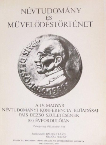 Balogh Lajos-�rd�g Ferenc  (sz) - N�vtudom�ny �s m�vel�d�st�rt�net