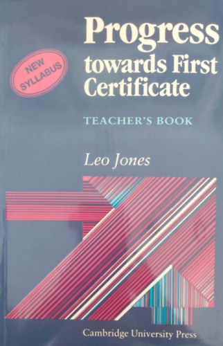 Leo Jones - Progress towards First Certificate - Teacher's Book