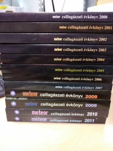 Holl Andrs, Mizser Attila, Taracsk Gbor Benk Jzsef - Meteor csillagszati vknyvek 2000-2011