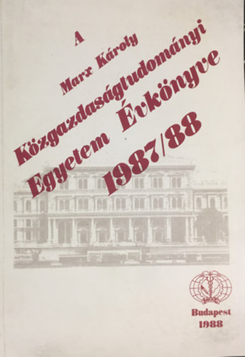 Vadsz Istvn - A Marx Kroly Kzgazdasgtudomnyi Egyetem vknyve 1987/88