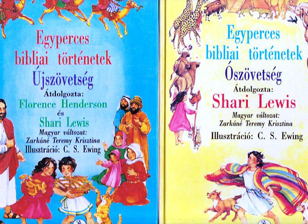 Shari Lewis - Egyperces bibliai trtnetek .szvetsg-jszvetsg - 2 db knyv