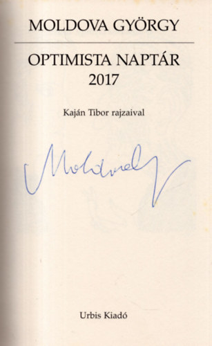 Moldova Gyrgy - Optimista naptr - 2017