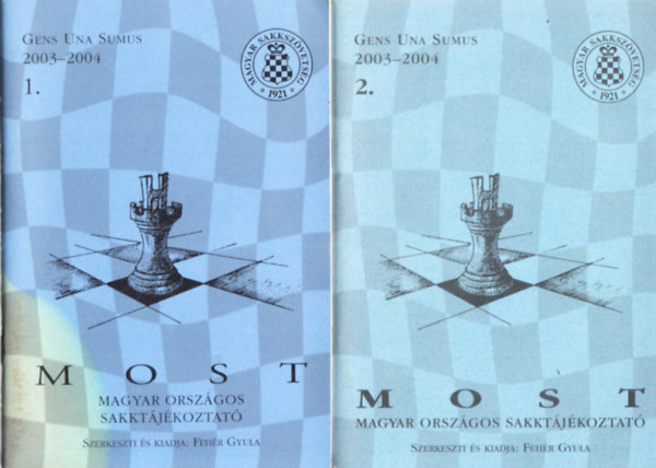 Most - Magyar Orszgos Sakktjkoztat 1-3. (2003-2004)