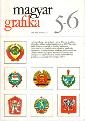 Dr. Gara Mikls - Magyar grafika  1986. XXX. vf.5-6