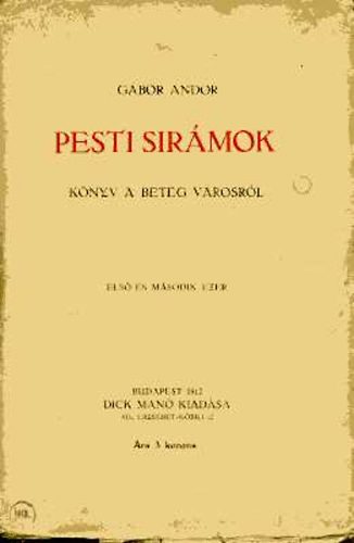 Gbor Andor - Pesti sirmok