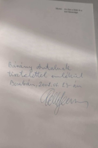 Pelle Ferenc - A sokarcú élet- dedikált