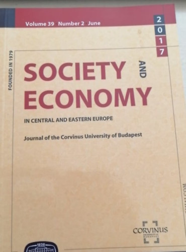 Csáki Csaba (szerk.) - Society and economy in central and eastern Europe 2017/2