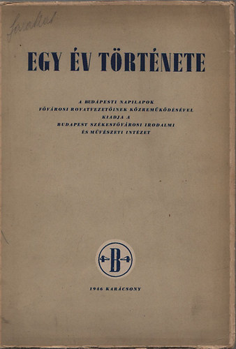 Egy �v t�rt�nete