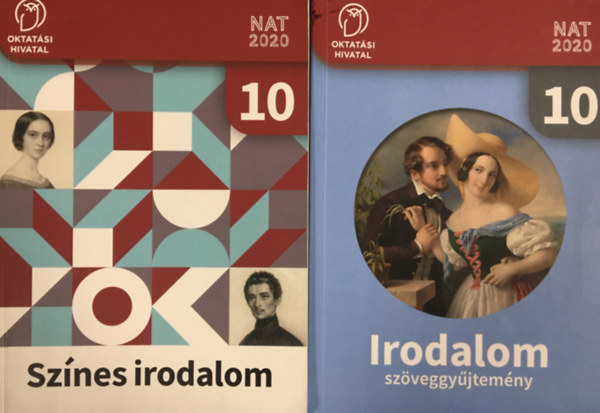 S�ndor Csilla  (szerk.) - Sz�nes Irodalom 10. - Tank�nyv + Sz�veggy�jtem�ny (2 k�tet)