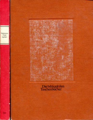 Robert Lebeck - 2 db Die bibliophilen Taschenb�chen:  Reklamepostkarten �s Gazette Bon Ton