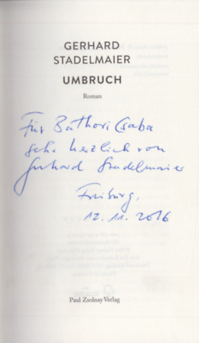 Gerhard Stadelmaier - Umbruch (Dedik�lt)