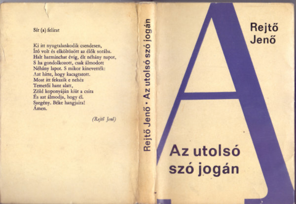 Rejt� Jen� - Az utols� sz� jog�n (Posztumusz novell�k)