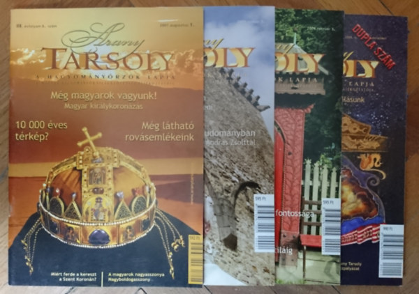 4db Arany Tarsoly sz�rv�nysz�m: III. �vfolyam 8. sz�m (2007. augusztus), V. �vfolyam 1-2, 11-12. sz�m (2009. janu�r, febru�r, november-december)