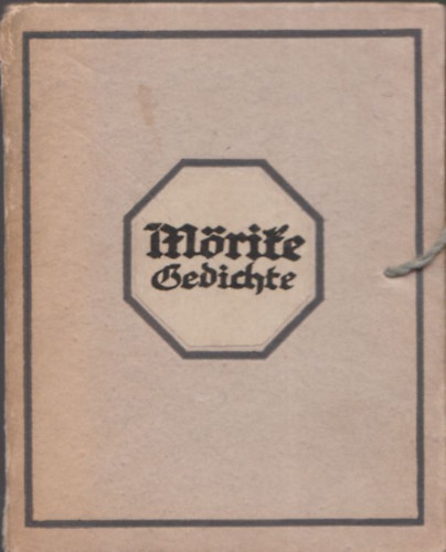 Eduard M�rike - Gedichte (Geschrieben und auf Stein gezeichnet von Ida Berisch)